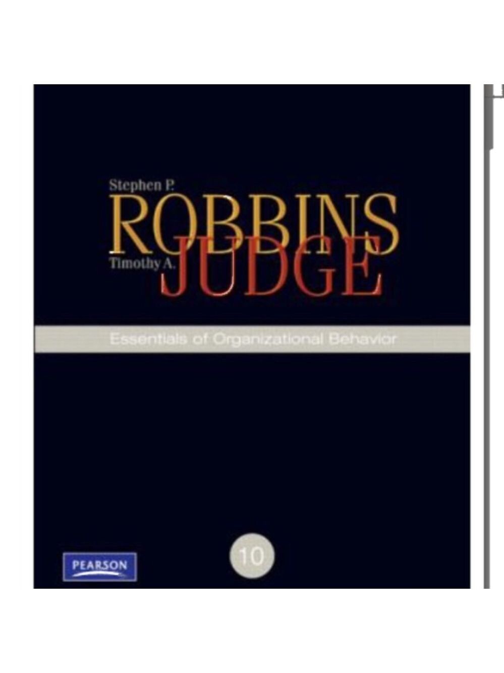 Essentials of Organizational Behavior Textbook